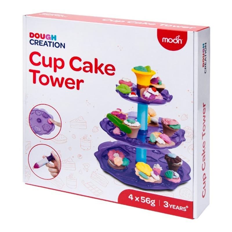 مون - مجموعة صلصال صنع برج كب كيك