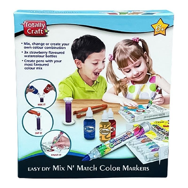 Totally Craft Easy Mix N' Match Colour Markers DIY Crafts Kit