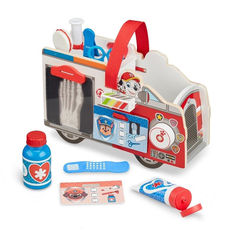 Melissa And Doug Paw Patrol Marshall's Wooden Rescue Caddy