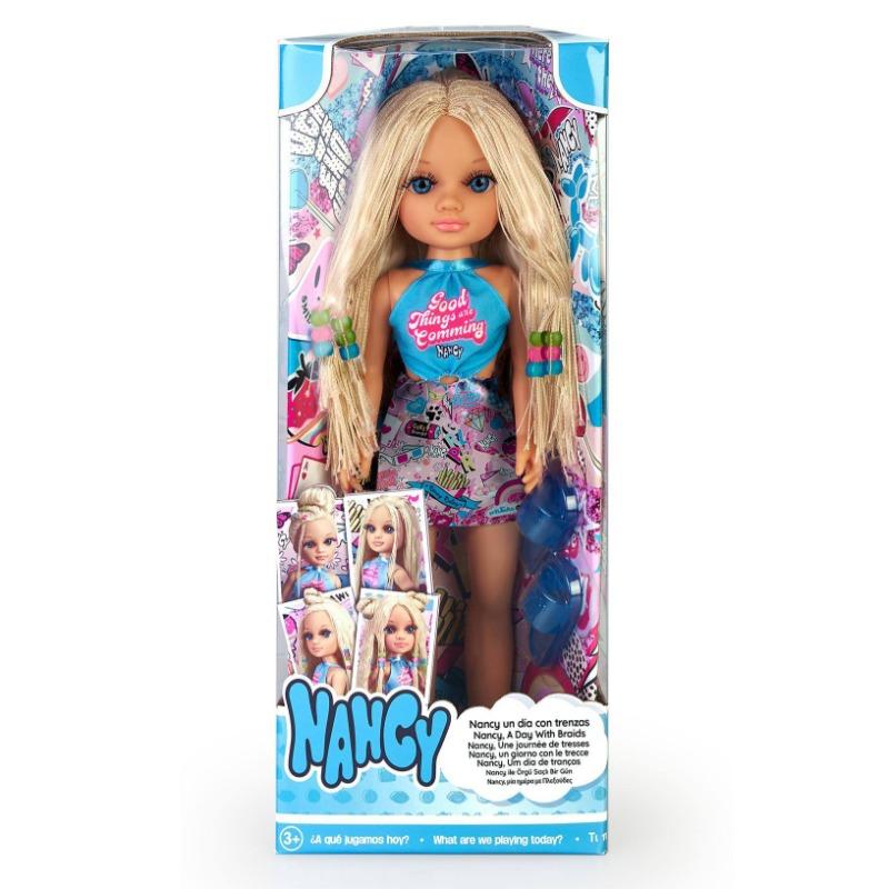 نانسي - دمية نانسي ضفائر الشعر الأشقر