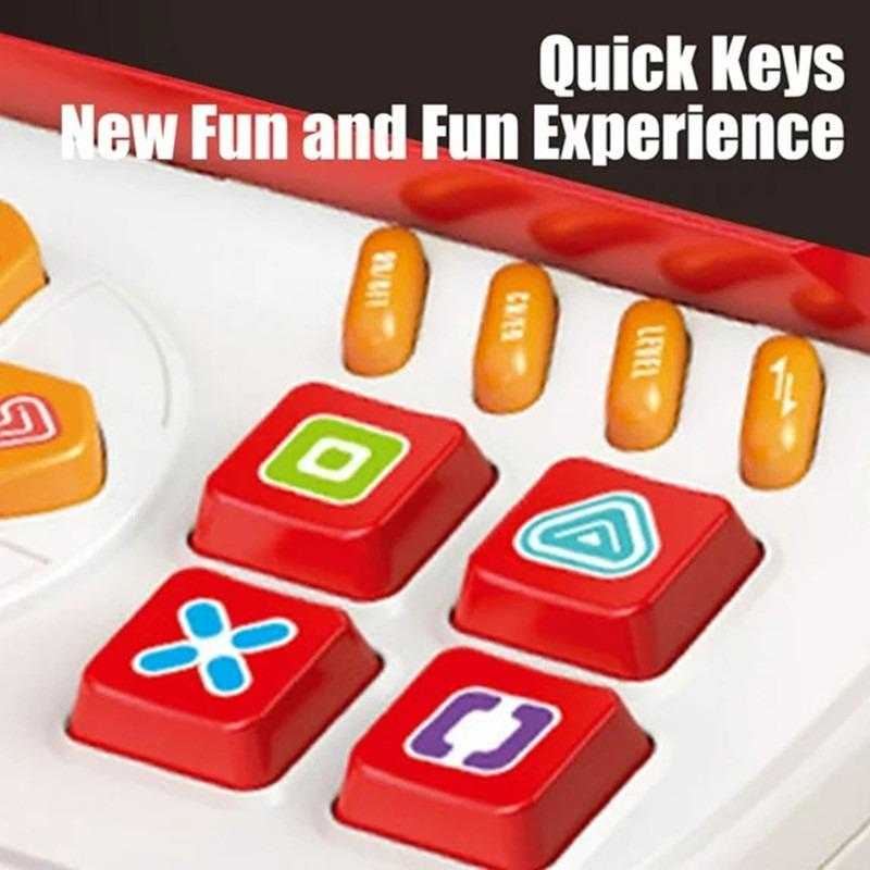 لعبة تحدي الأصابع المضيئة للأطفال - لون أحمر