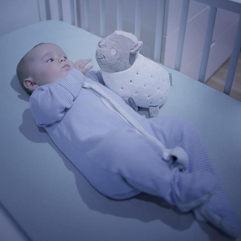 بادابول - ضوء الليل الموسيقي بتصميم الخروف قطيفة