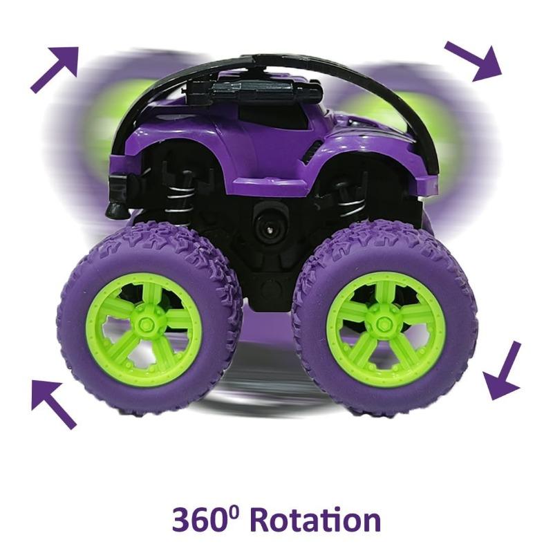 D-Power Friction Inertia Off-Road Car - Purple