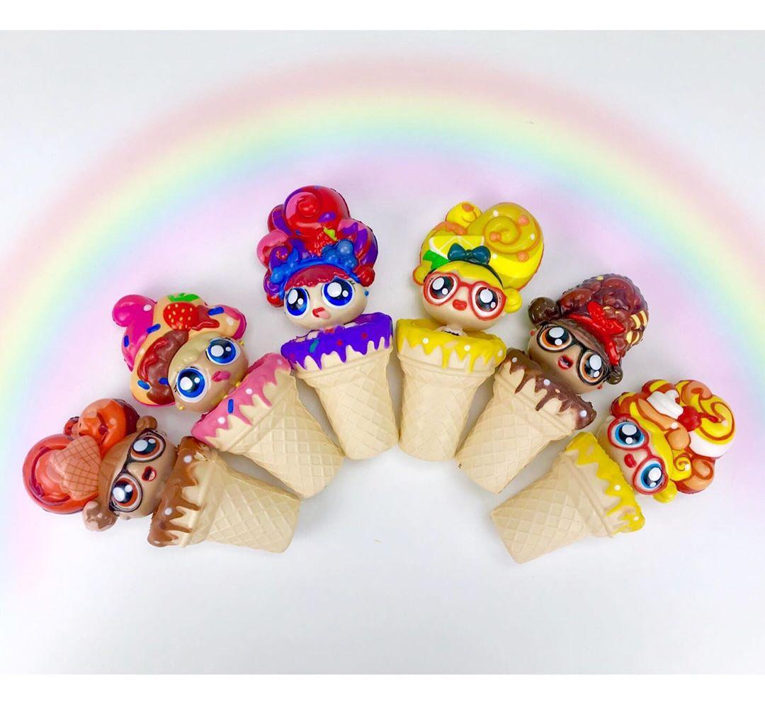 دمى توتي فروتي جيلاتو المعطرة