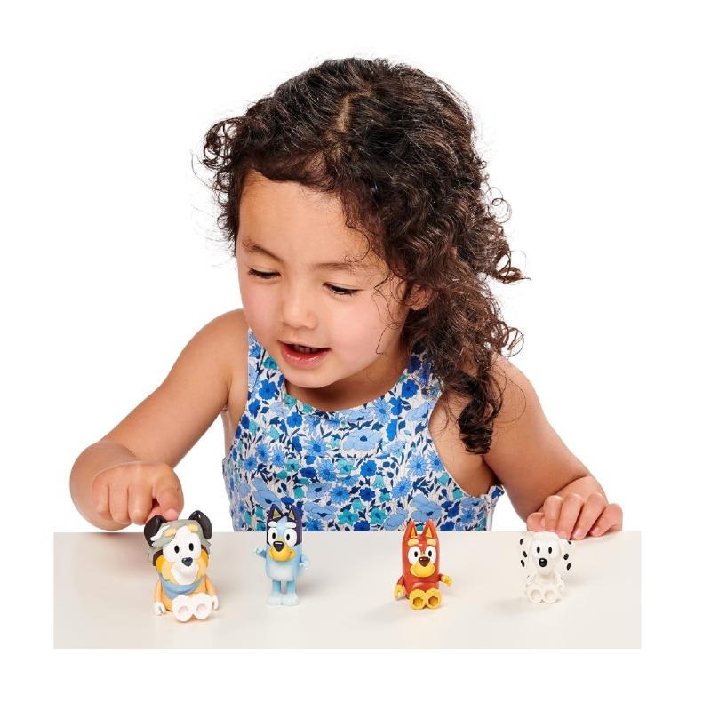Bluey and Friends Poseable School 4-pack