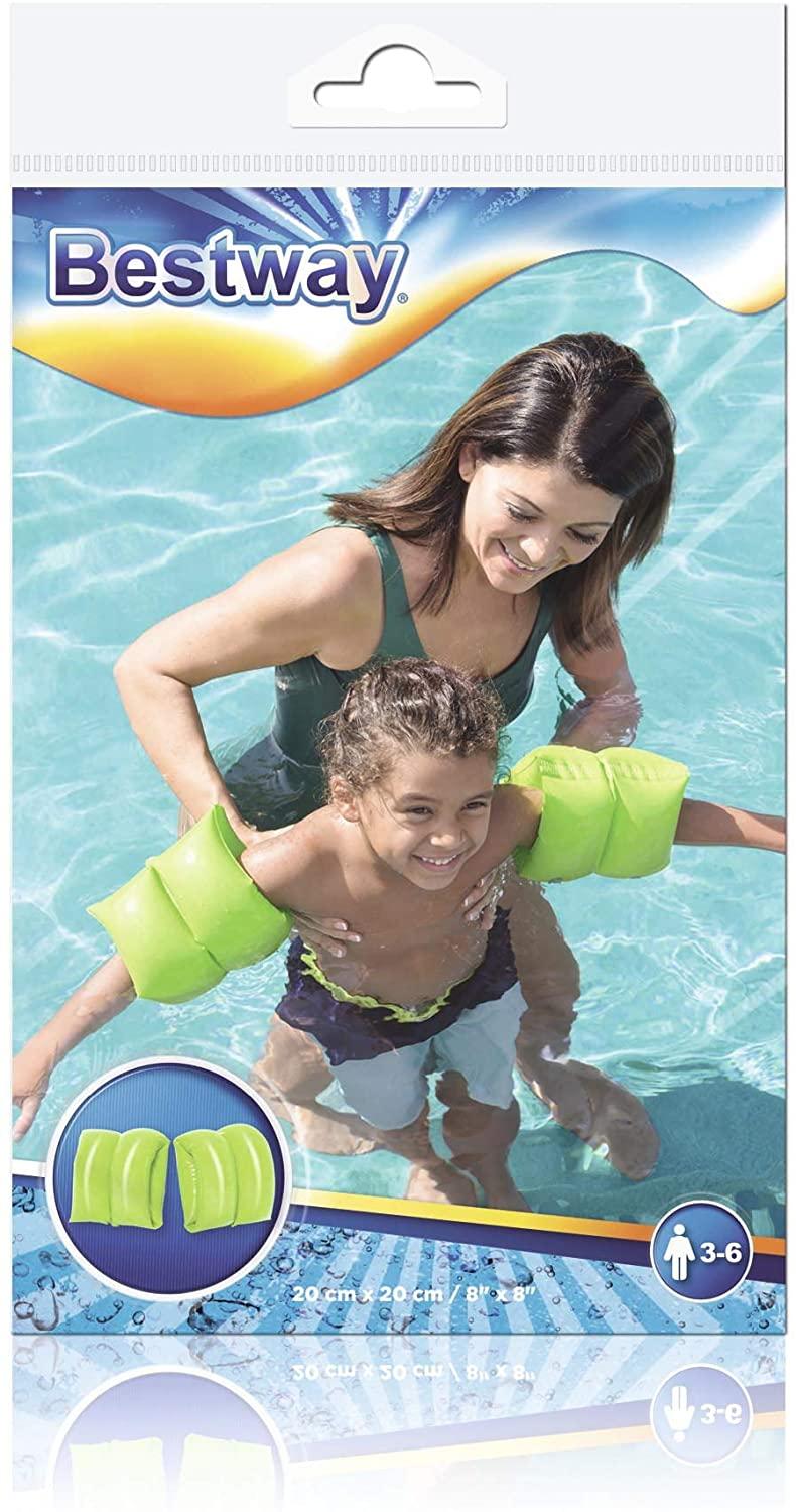 Bestway Inflatable Swim Arm Bands - Green