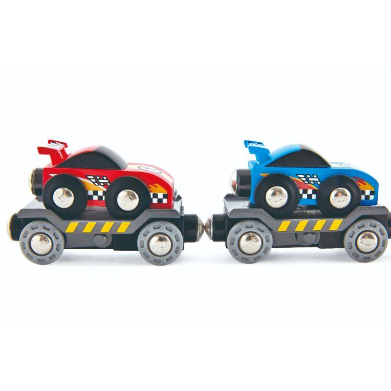 Hape - Race Car Transporter