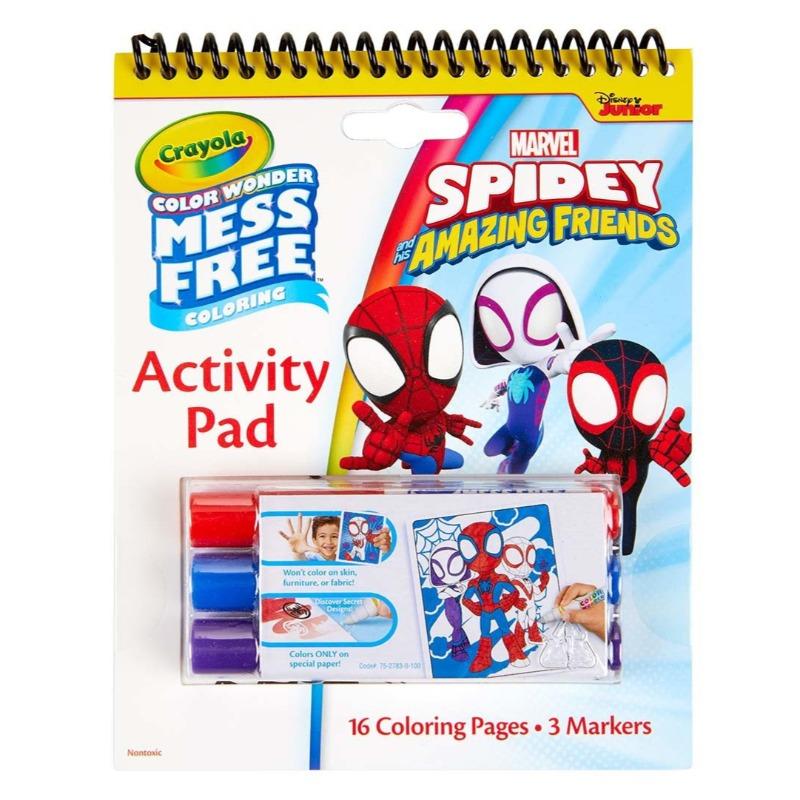 Disney Spidey Color & Activity Pad with Mess Free Color Wonder Markers