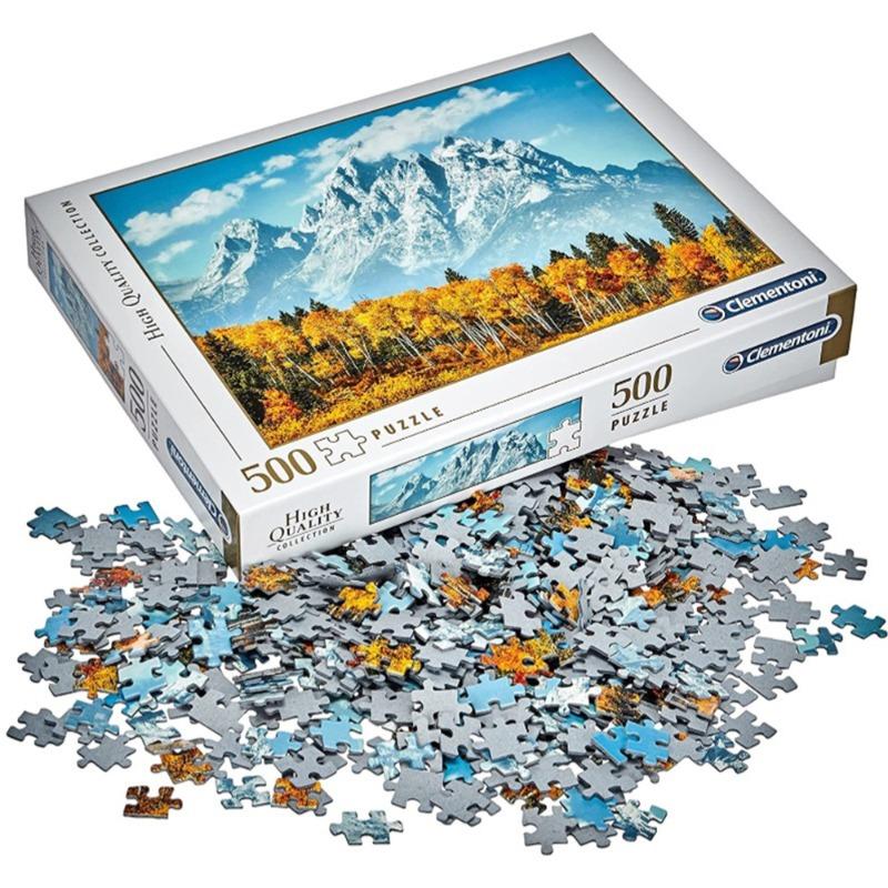 Clementoni - The Grand Teton In Fall Puzzle - 500 Pcs