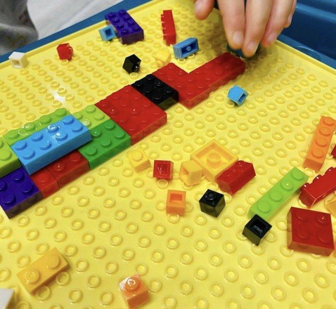 Building Block Study Table Multi Activity Table Set With Chair