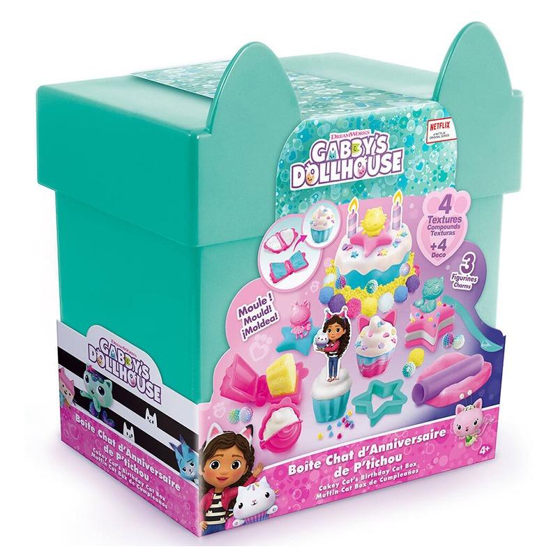 Gabby’s Dollhouse Cakey Cat Birthday Cat Box - Multicolor