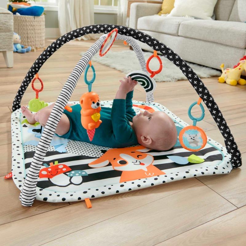 Fisher-Price 3 In 1 Music Glow And Grow Gym Playmat