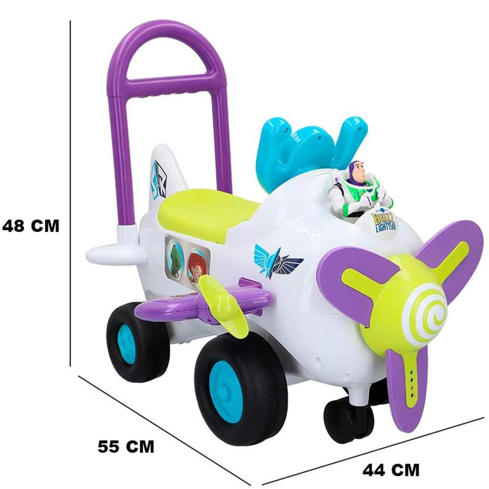 كيدي لاند - سيارة بتصميم طائرة ديزني توي ستوري باز لايت يير