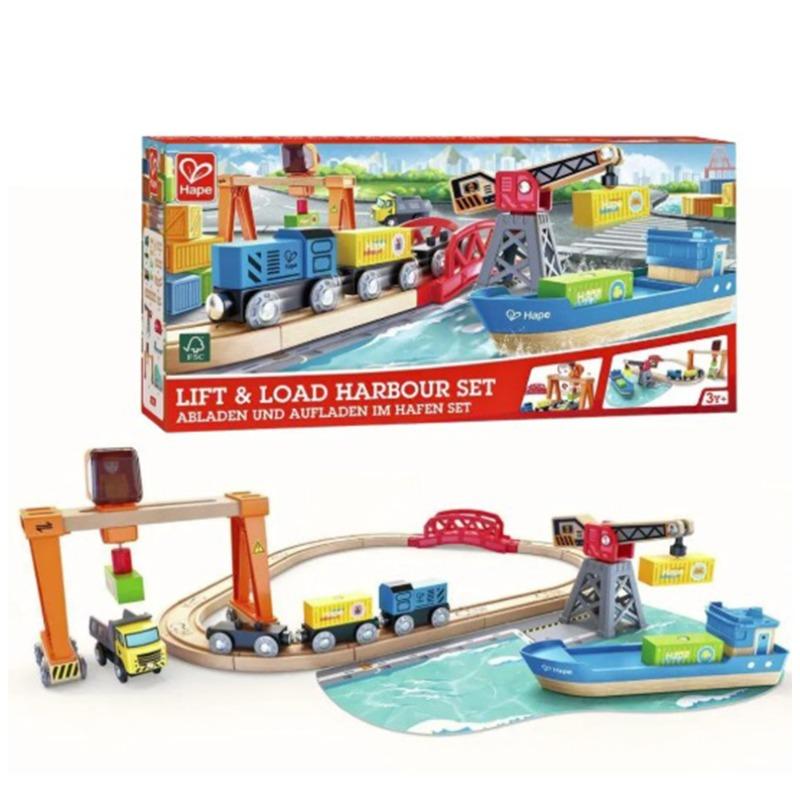 Hape Lift & Load Harbour Set