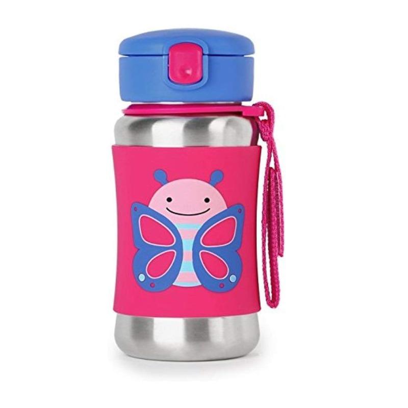 Skip Hop Zoo Stainless Steel Straw Butterfly