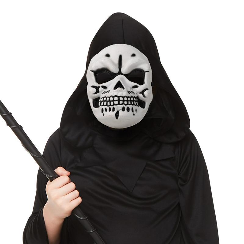 ماد تويز - قناع جمجمة أبيض مخيف لأزياء الهالوين