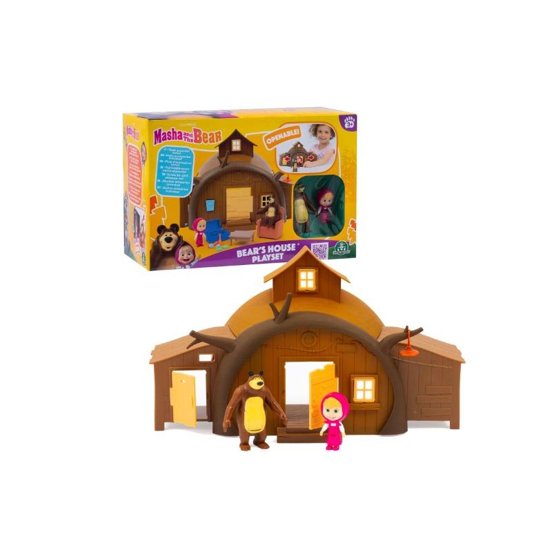 جيوتشي بريزوسي - مجموعة بيت دمى قطيفة ماشا والدب