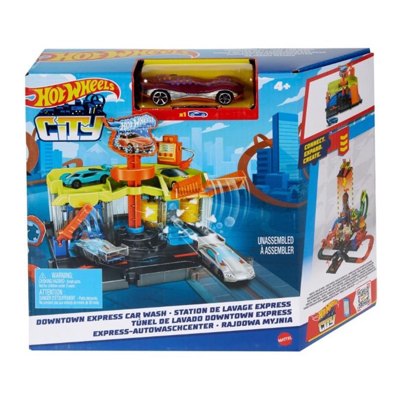 Hot Wheels City Downtown Express Car Wash Playset - Assorted