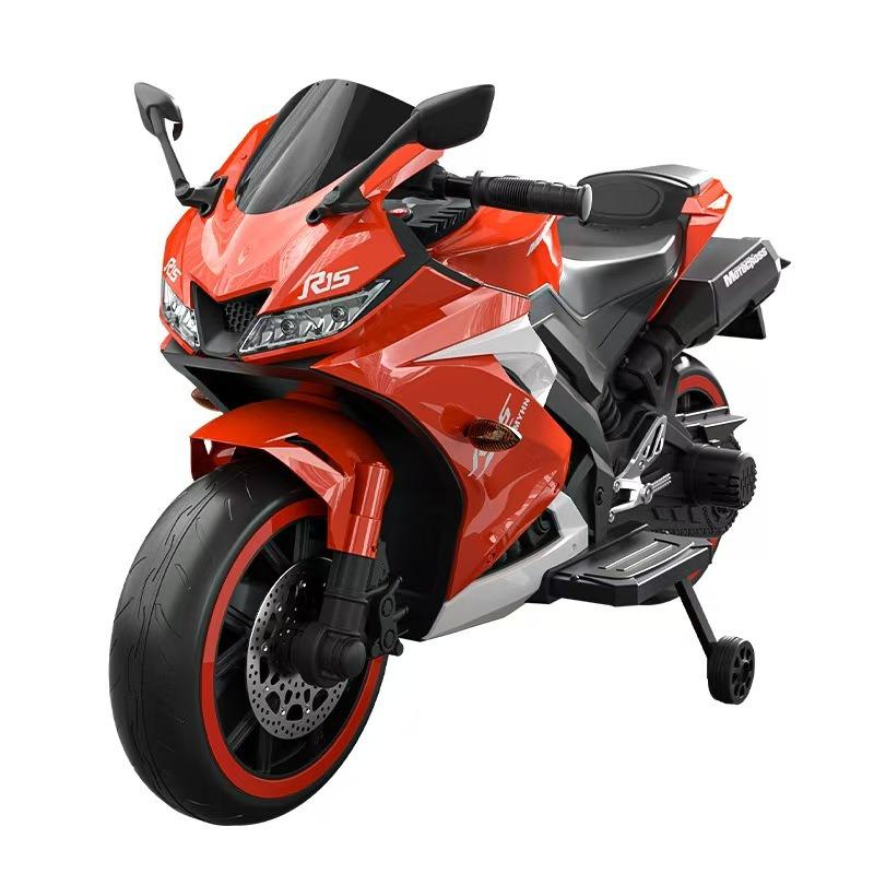 First Drive Bike 12V Battery Leather Seat Foam Wheel