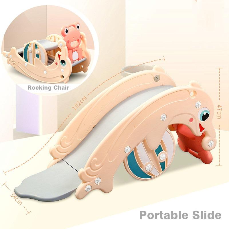 Gosport Frog Ride on And Slide - Orange