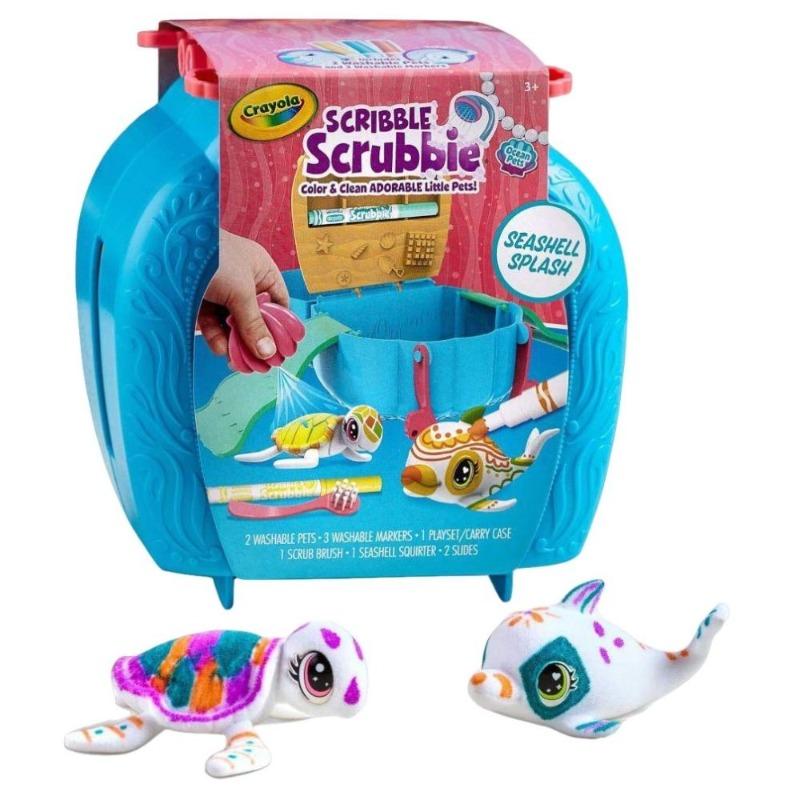 Crayola Scribble Scrubbie Pets Seashell Splash Playset