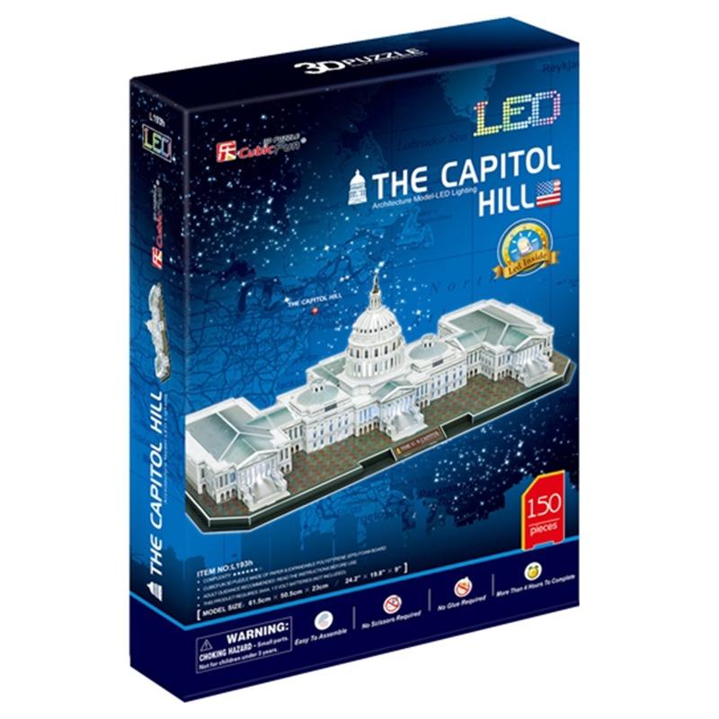 كيوبيك فن - نموذج مبنى الكابيتول الأمريكي - 150 قطعة