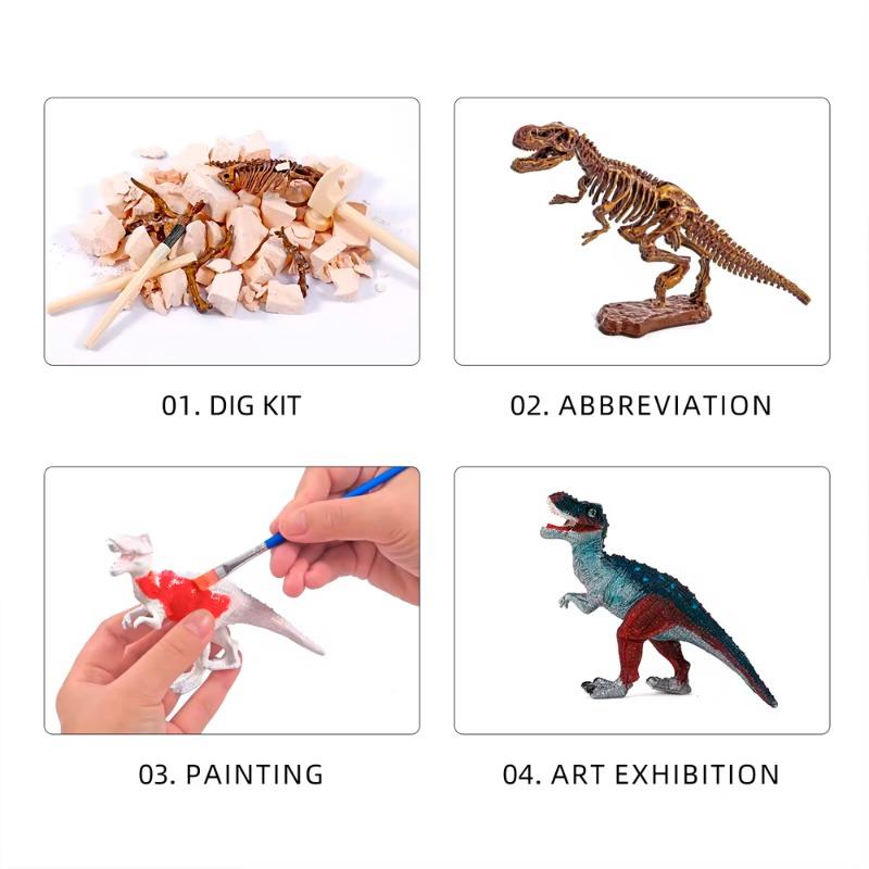 Dinosaur Digs And Paints Tyrannosaurus Rex Set