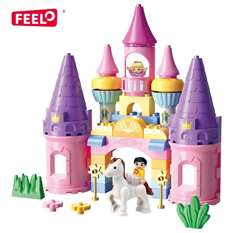 Feelo Princess Castle Building Blocks Set for Kids | 43 Pieces