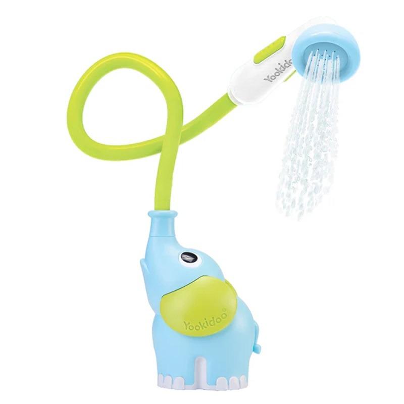Yookidoo Elephant Baby Bath Shower - Blue