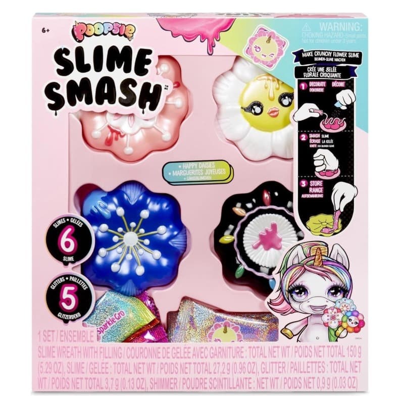 Poopsie Slime Smash Flower Slime - Tropical Bouquet