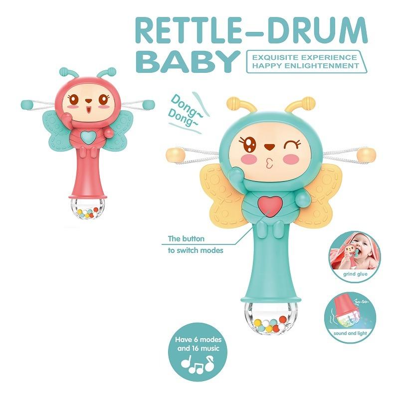Baby Rattle Teething Toys With Sound And Light
