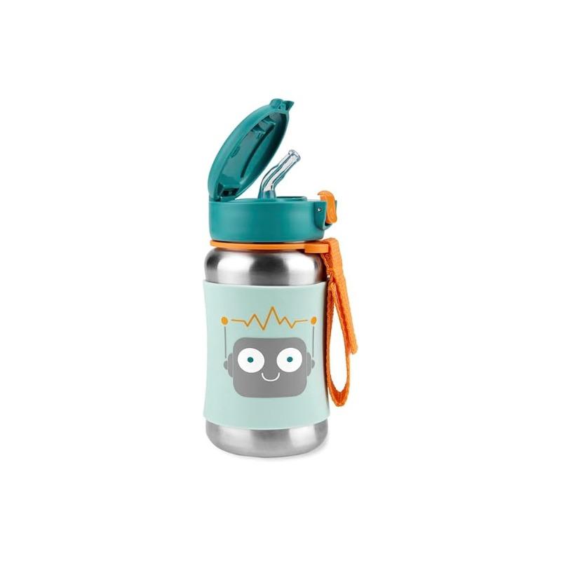 Spark Style Stainless Steel Straw Bottle Robot