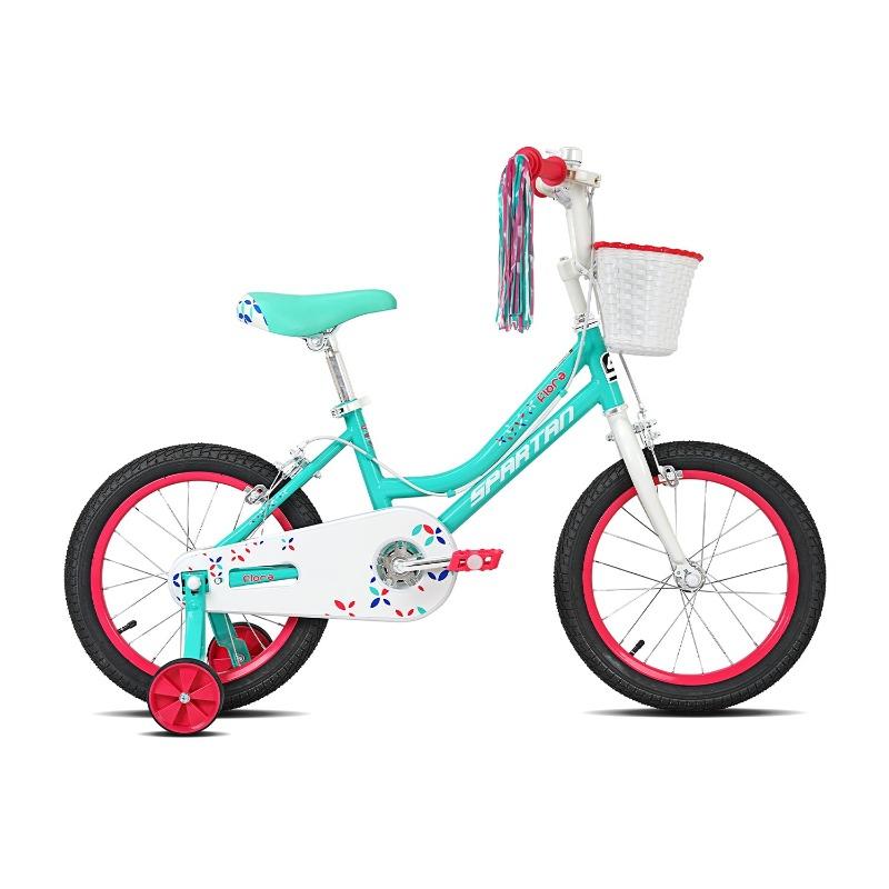 سبارتان - دراجة دراجة فلورا منت مقاس 16 إنش لون أحمر