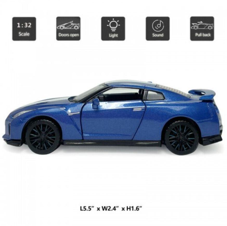 Speed Metal Nissan GT-R Toy Vehicle - Blue