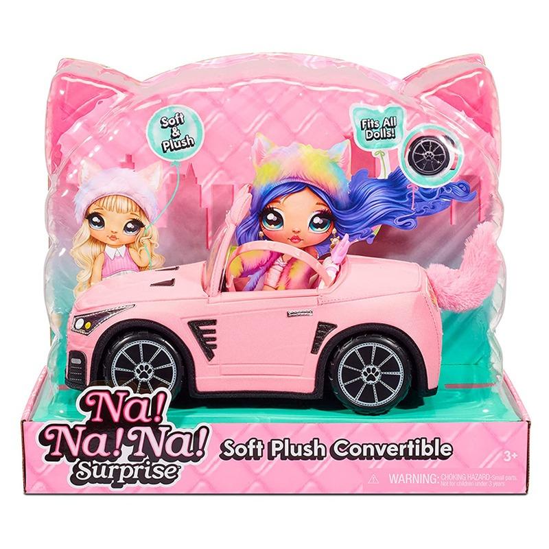 Na Na Na Surprise Pink Soft Plush Convertible Car