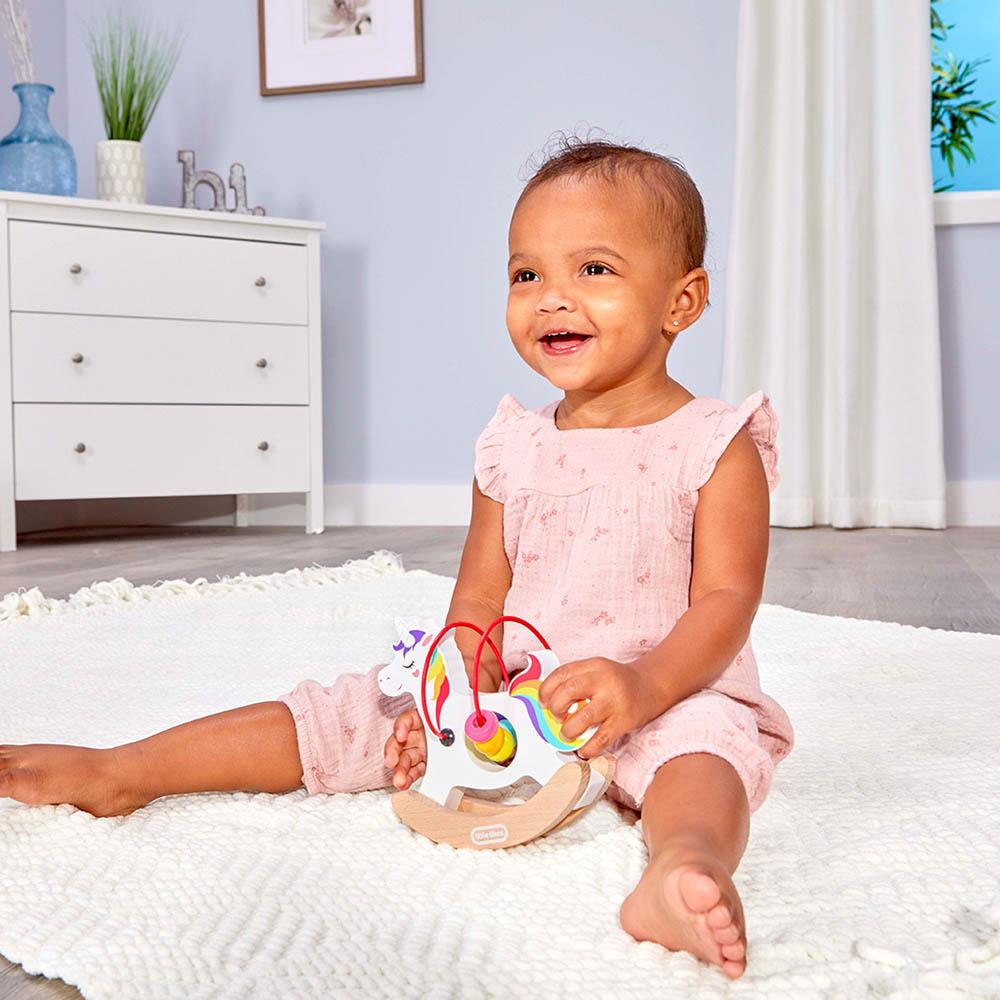 ليتل تايكس - لعبة متاهة الخرزات الخشبية بتصميم اليونيكورن