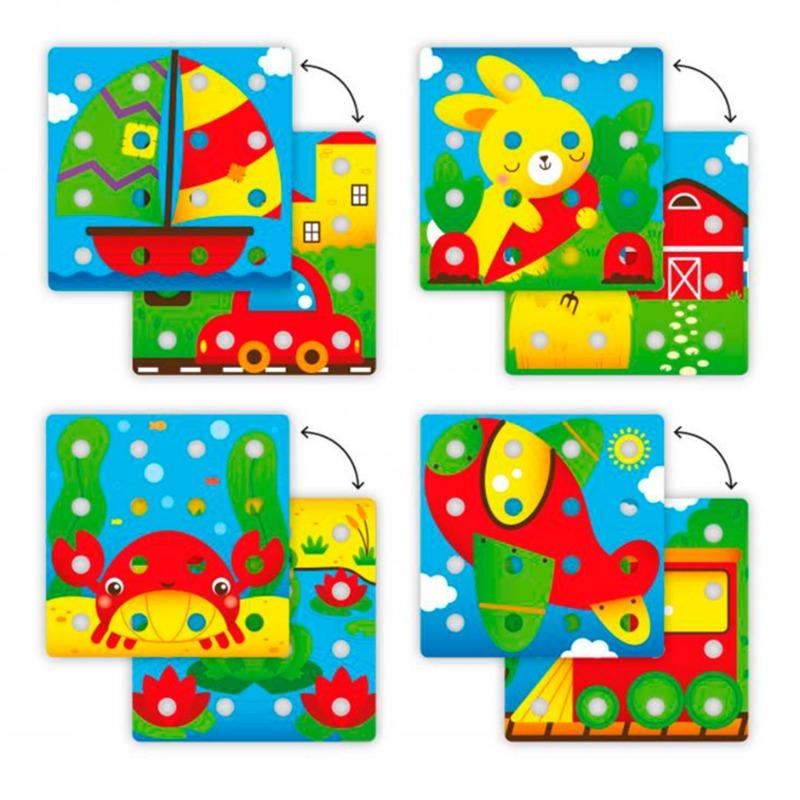 كويرسيتي - فسيفساء جامبو بيجي 2في1 20 قطعة