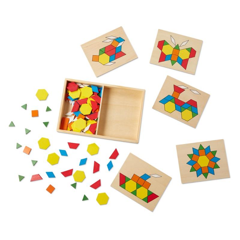 Melissa and Doug Wooden Building Blocks With 120 Solid Wood