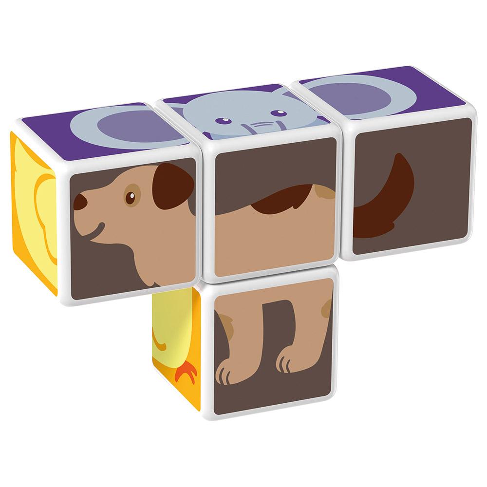 Geomag Magicube Printed Animals Friends And Card