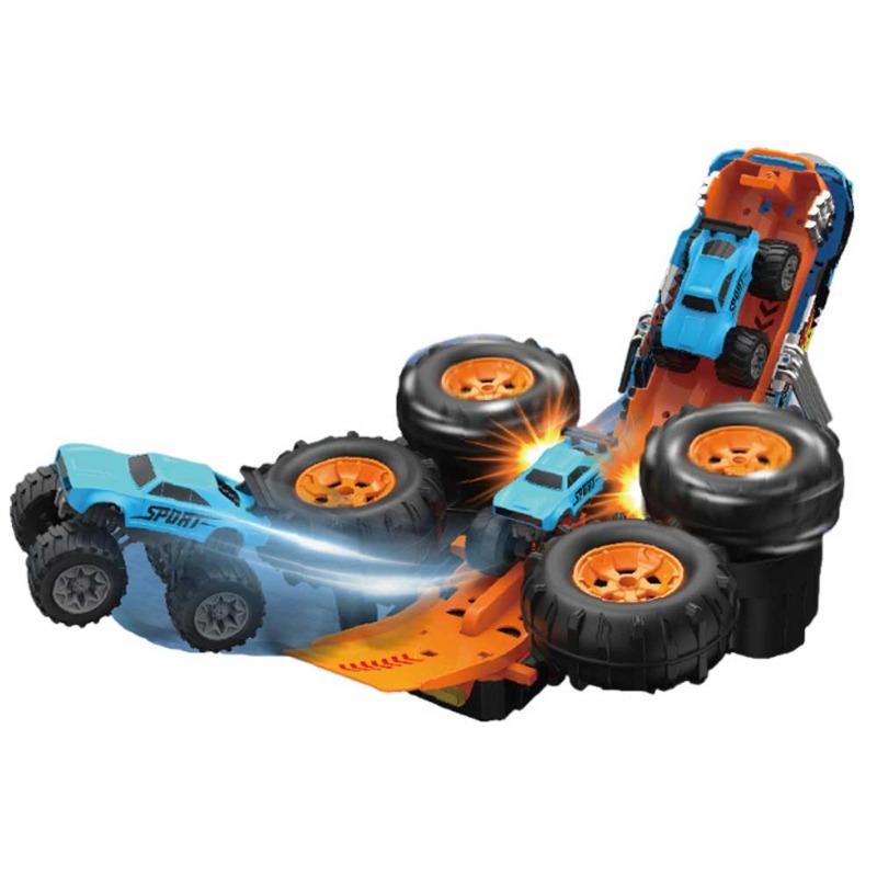 Dual Action 2-in-1 RC Off-Road Launcher Car