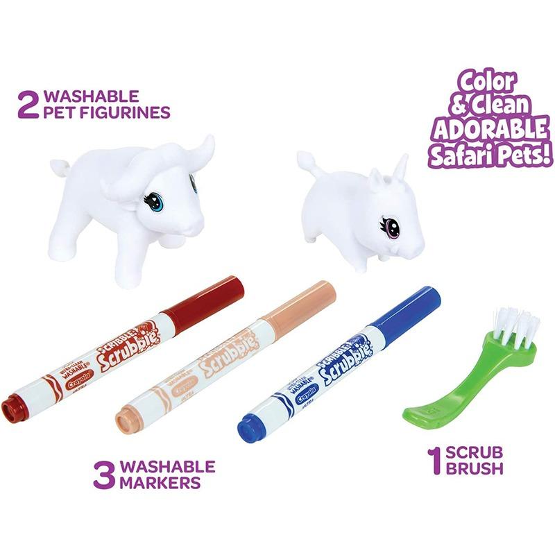 Crayola Scribble Scrubbie Safari Animals Set
