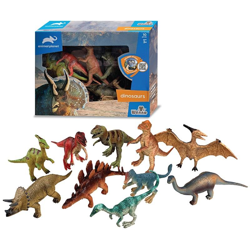 Wenno Animal Planet Dinosaur - 10 Pcs