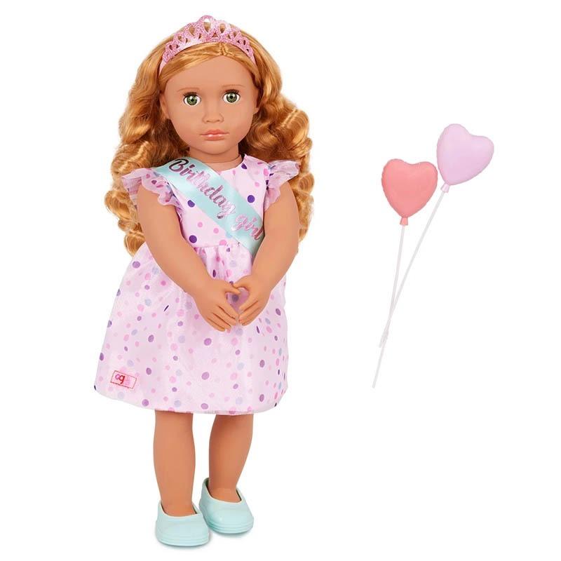 Our Generation Esme 18-inch Doll with Birthday Party Dress