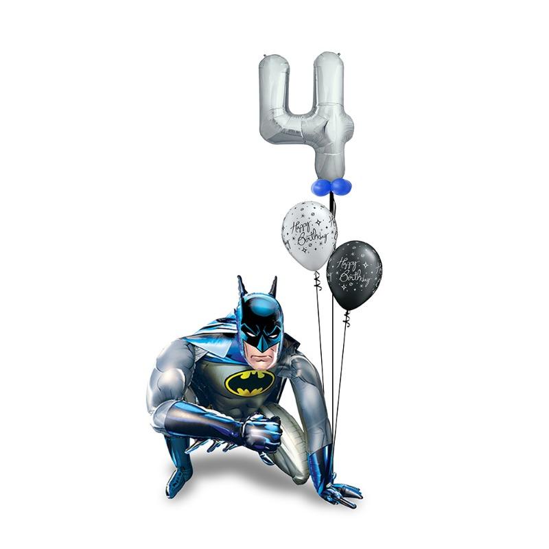 Birthday Ballon Bouquet - Batman Airwalker