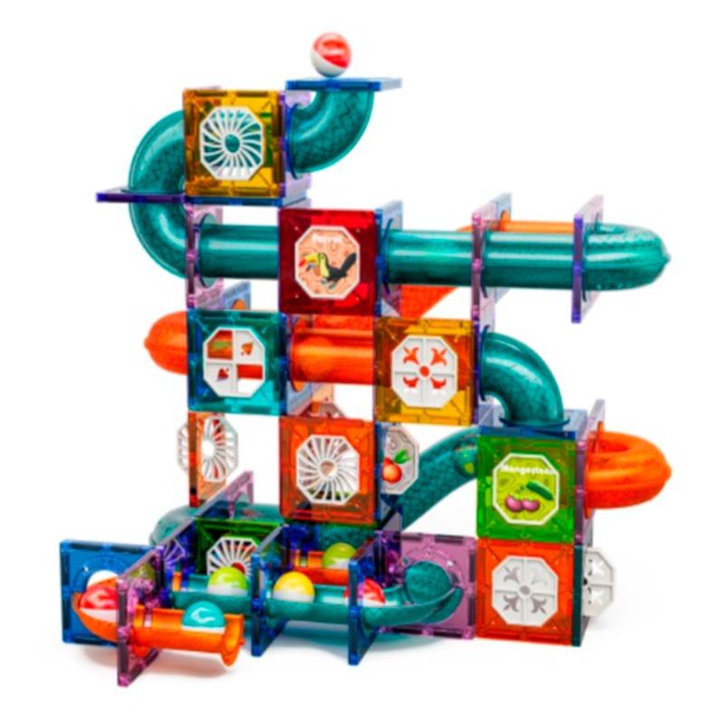 مجموعة أوراق مغناطيسية للنافذة الملونة 156 قطعة - نسخة مطورة