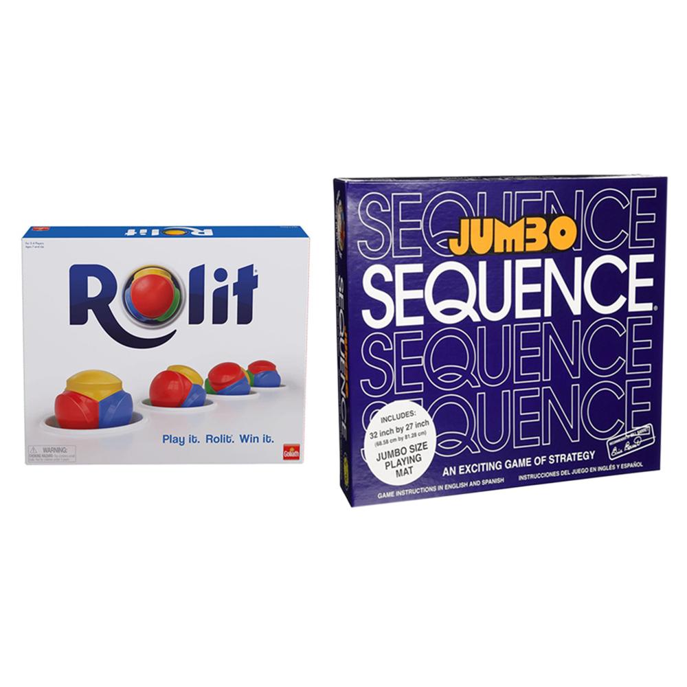 Jumbo Sequence Game and The Sequence Game Rolit