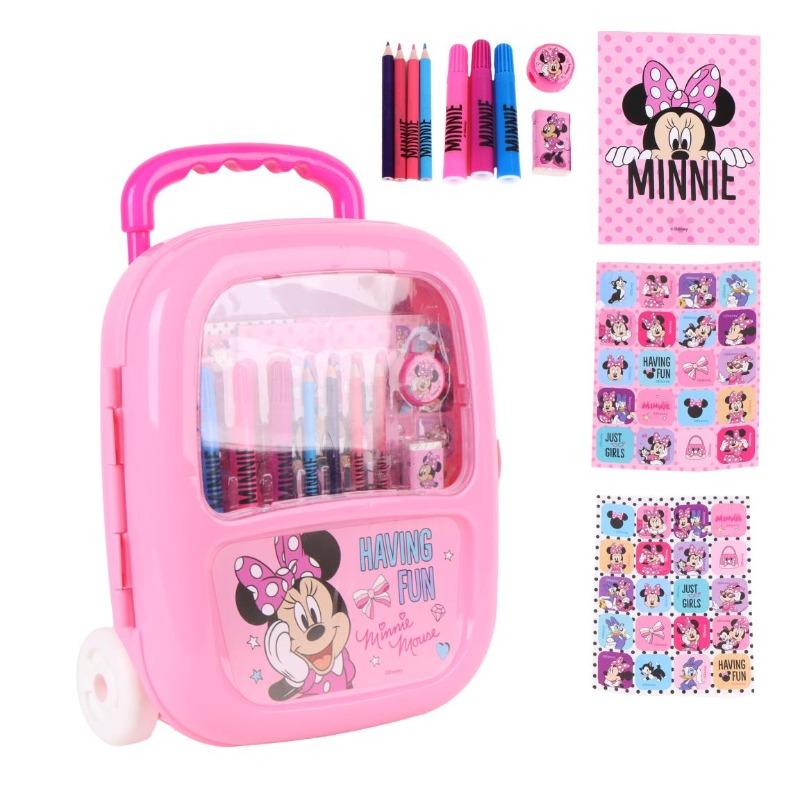 Minnie Mouse Trolley Colorable Stationery Set