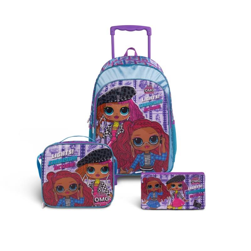 LOL Surprise Queens 3-in-1 Wheeled School Set 18 Inch