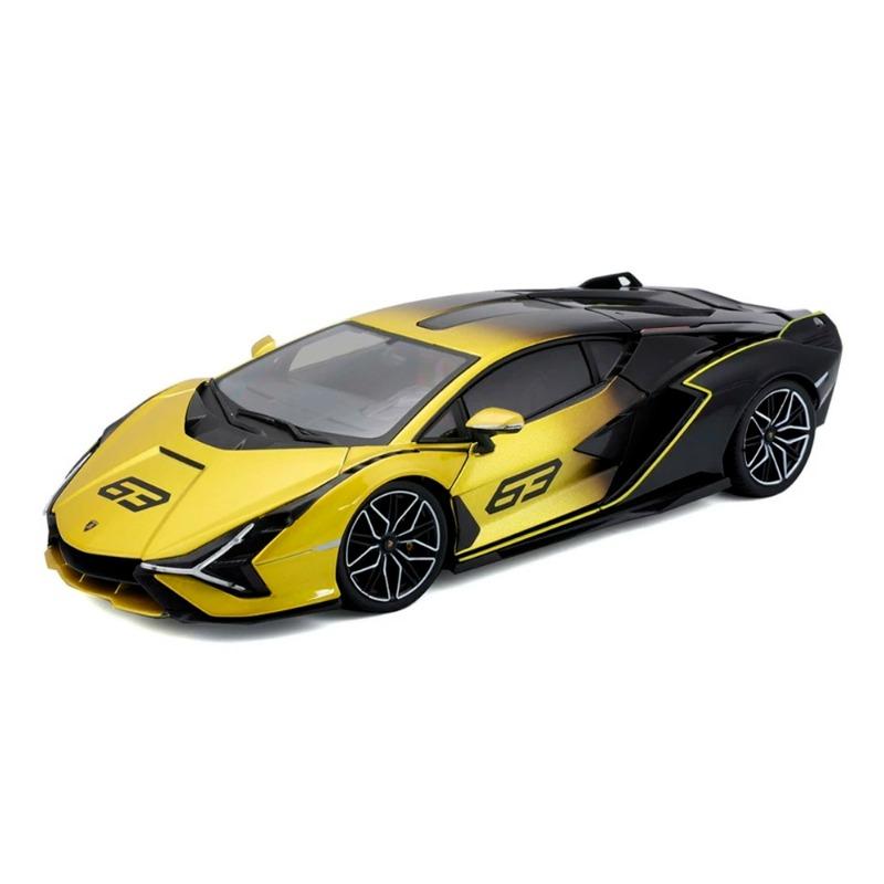 Bburago Lamborghini Sian FKP 37 - Yellow