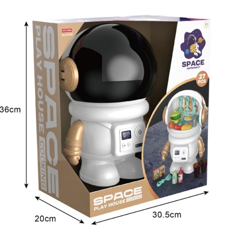 Lion Backpack Set + Space Playhouse Cooking Set 27pcs Bundle